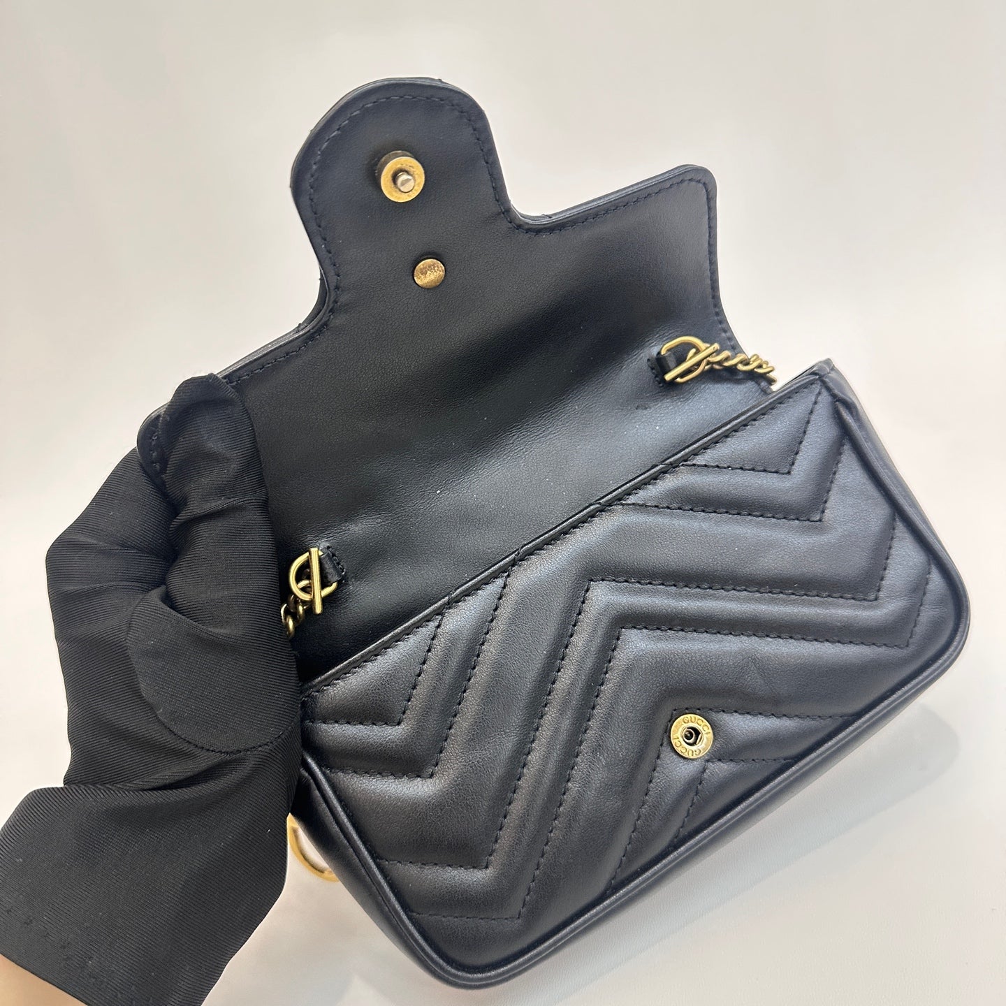 Gucci - Marmont mini - Leather - Black - (mini)