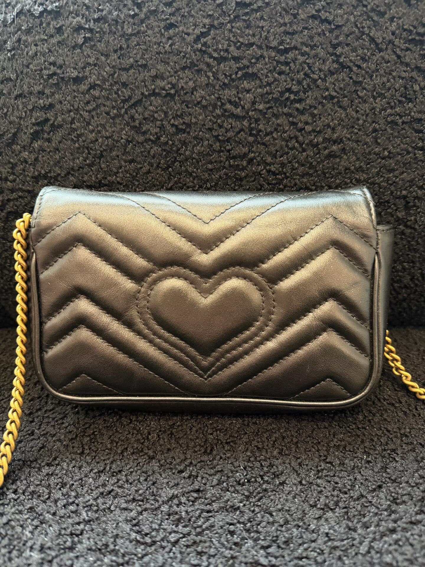 Gucci - Marmont Mini - Leather - Black - (mini)