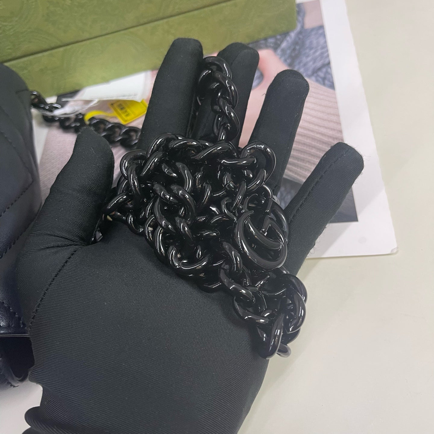 Gucci - Marmont Mini - Leather - Black - (mini)