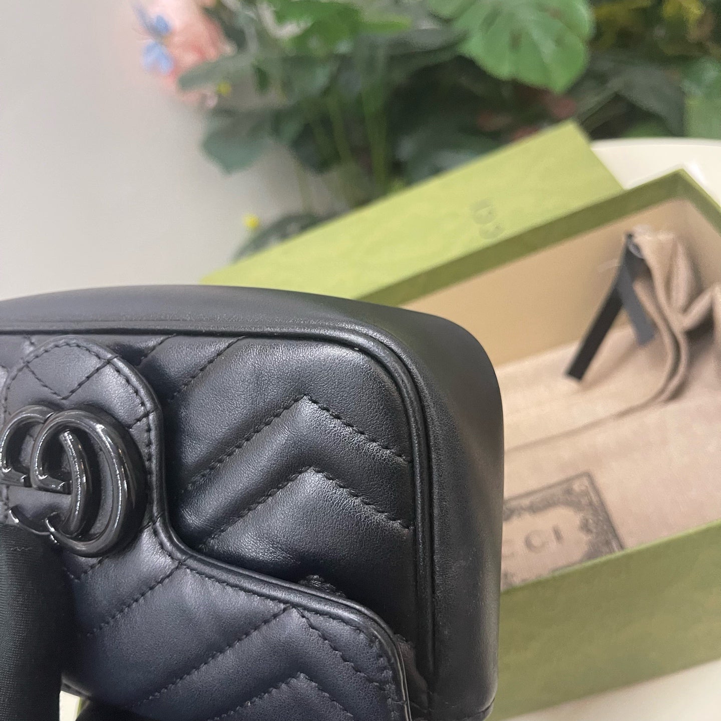 Gucci - Marmont Mini - Leather - Black - (mini)