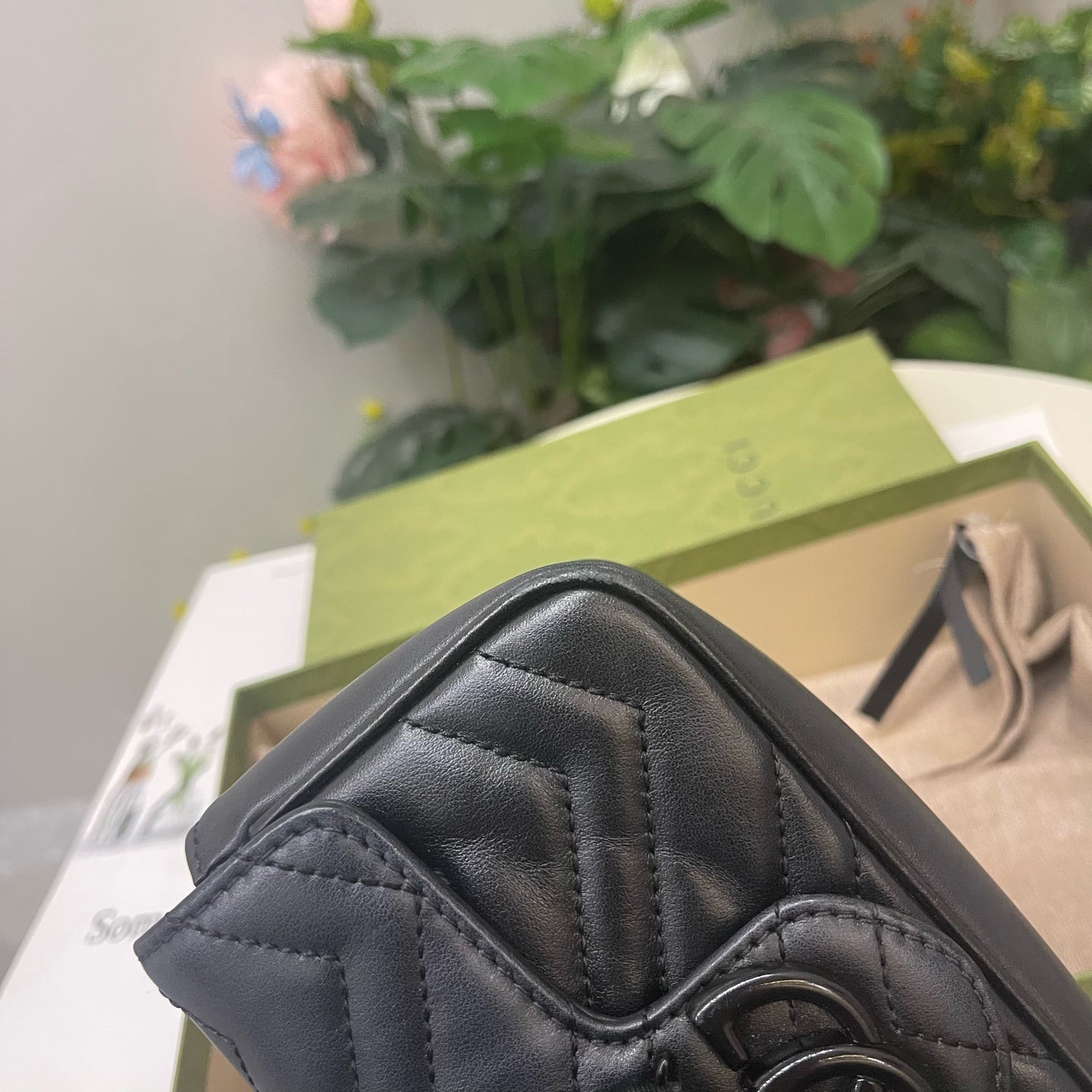 Gucci - Marmont Mini - Leather - Black - (mini)
