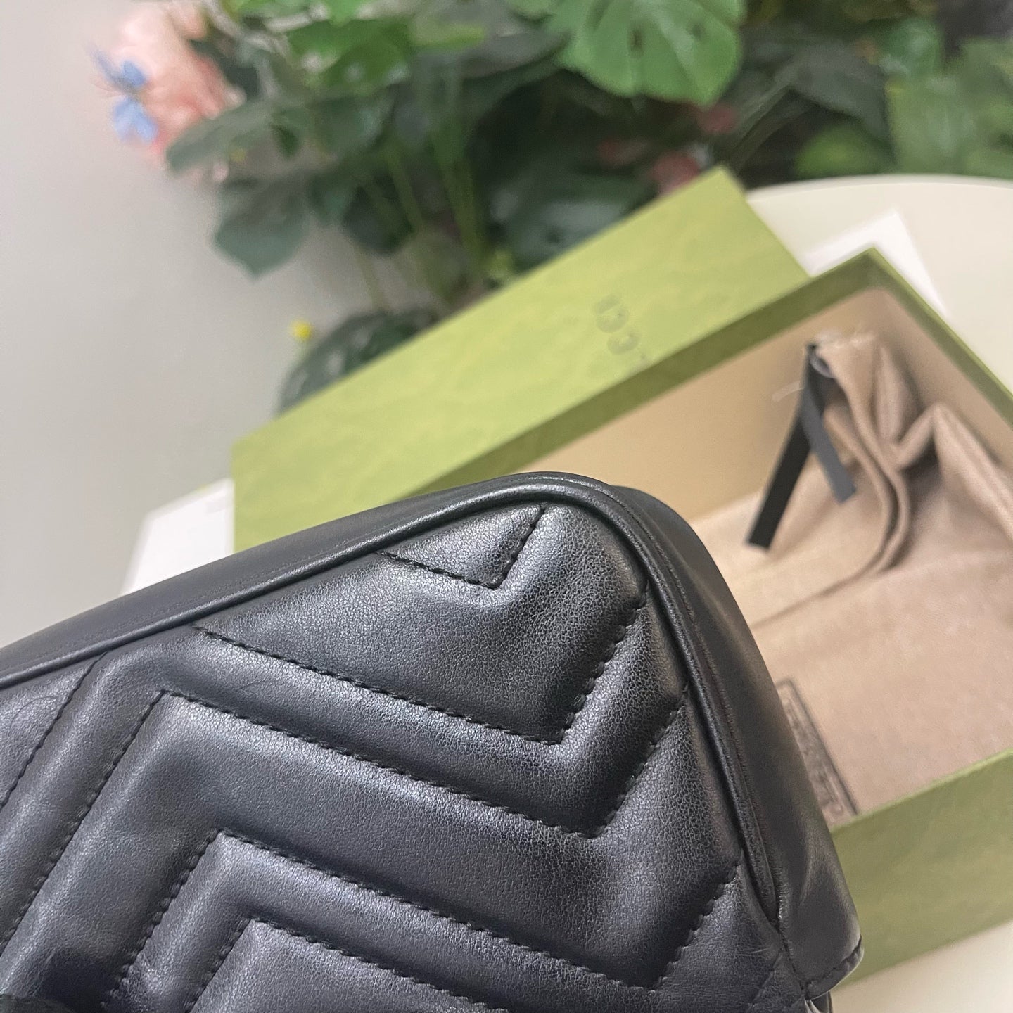Gucci - Marmont Mini - Leather - Black - (mini)