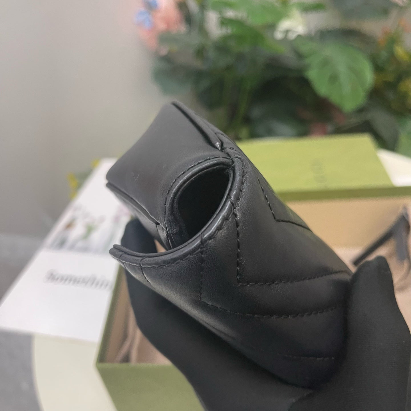 Gucci - Marmont Mini - Leather - Black - (mini)