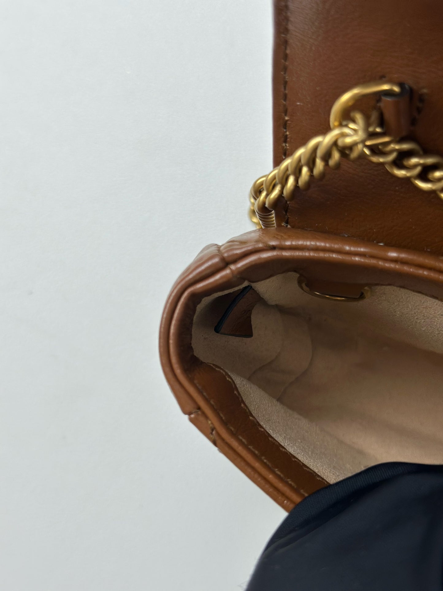 Gucci - Marmont Mini - Leather - Brown - (mini)
