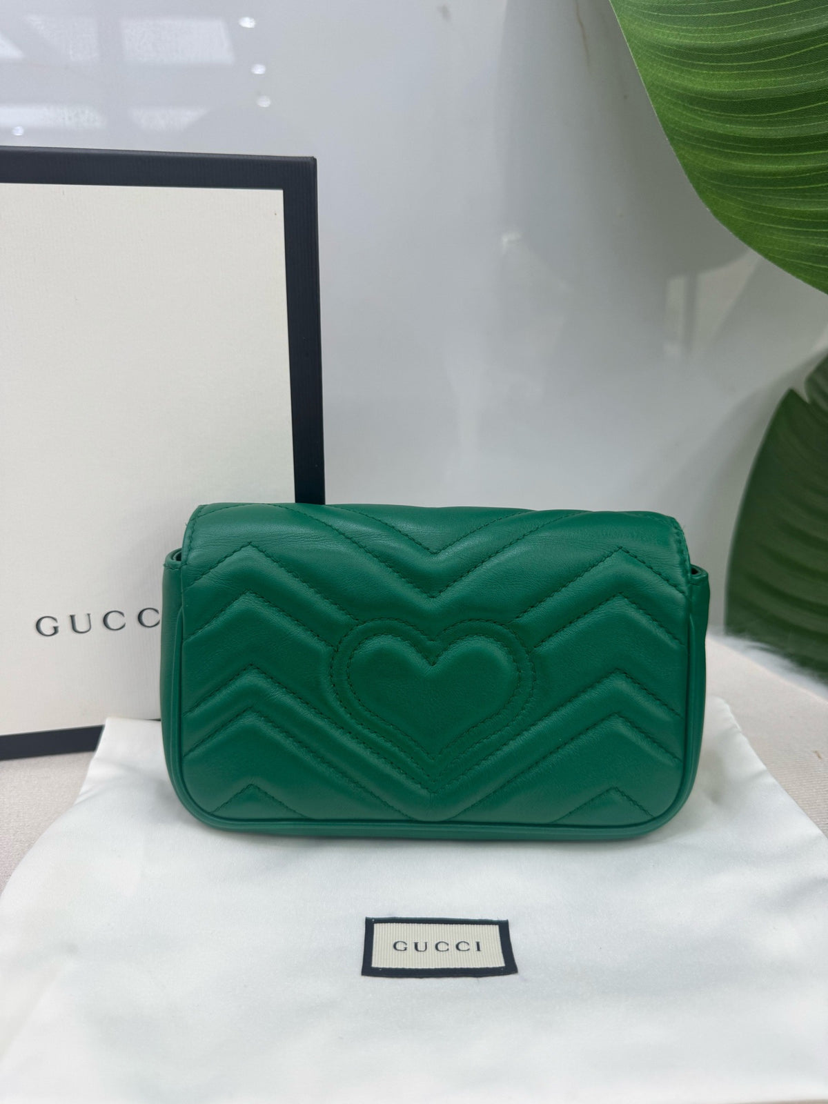 Gucci - Marmont Mini - Leather - Green - (mini)