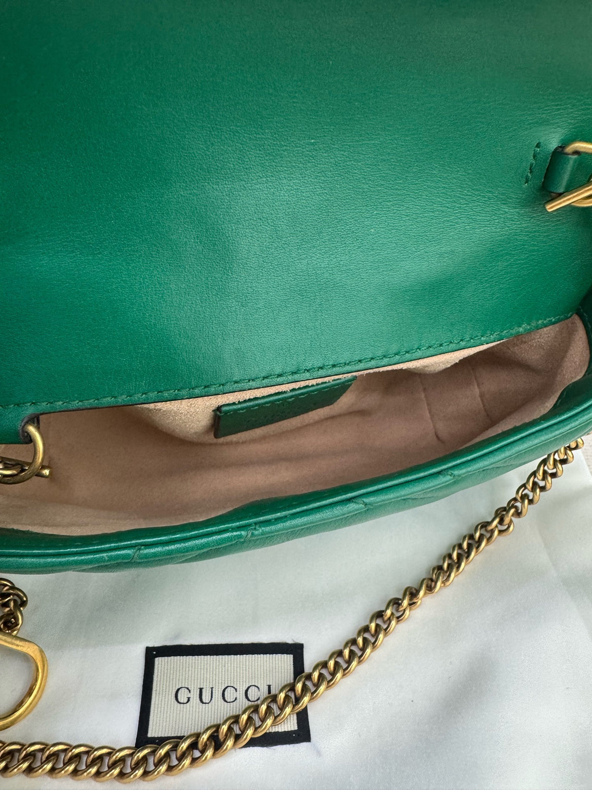 Gucci - Marmont Mini - Leather - Green - (mini)