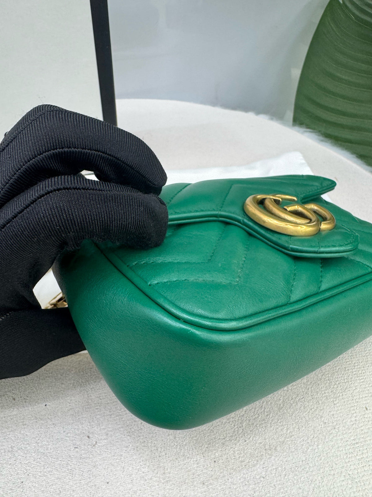 Gucci - Marmont Mini - Leather - Green - (mini)