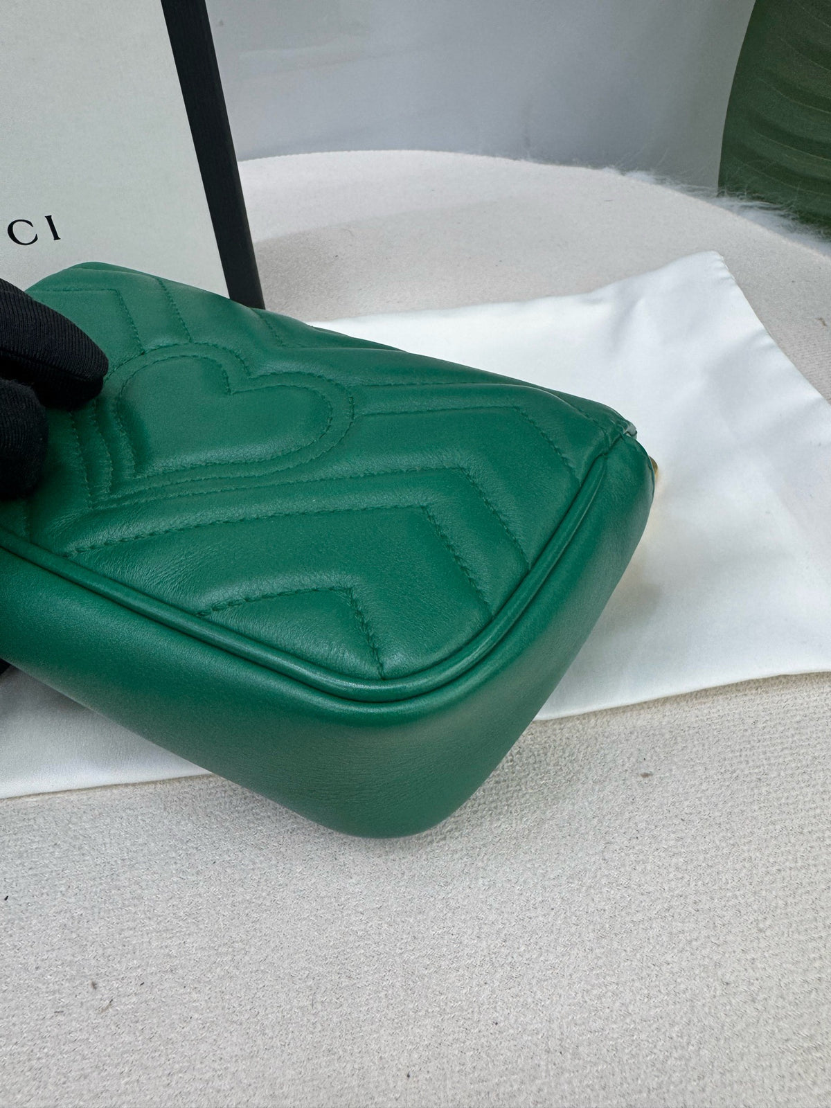 Gucci - Marmont Mini - Leather - Green - (mini)