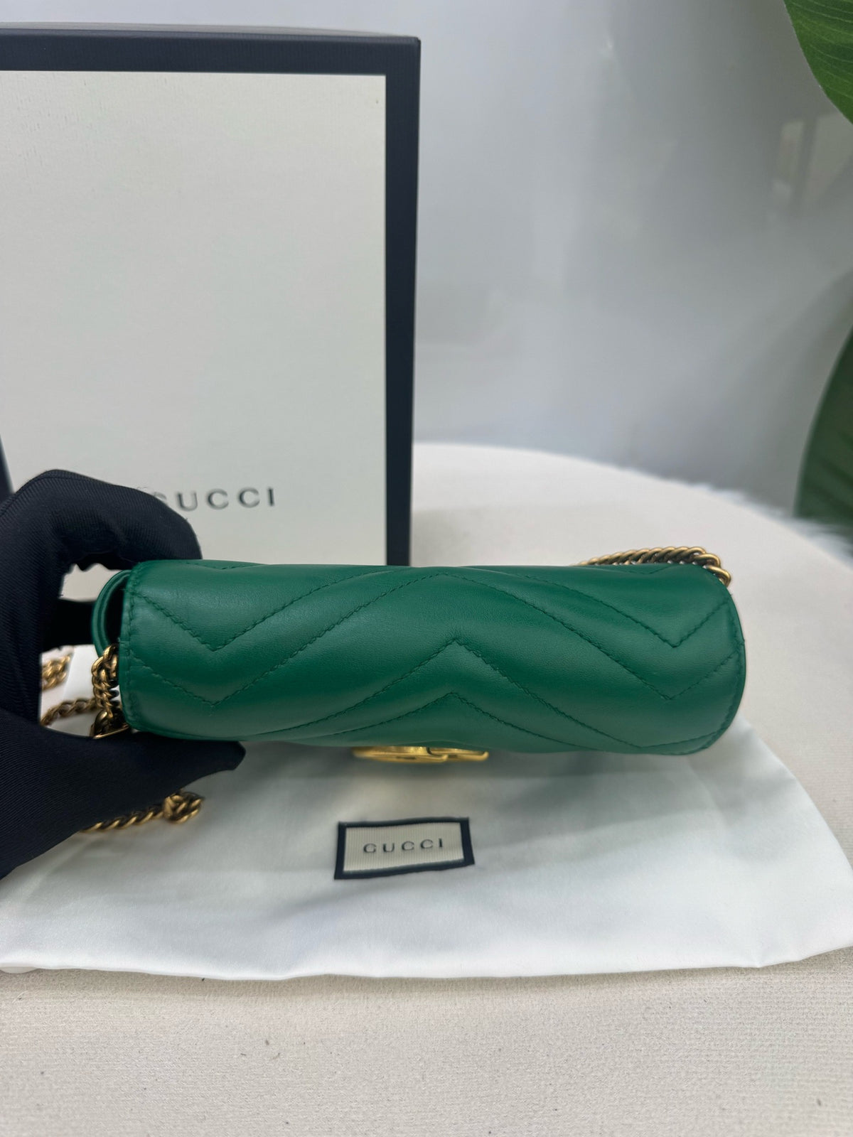 Gucci - Marmont Mini - Leather - Green - (mini)