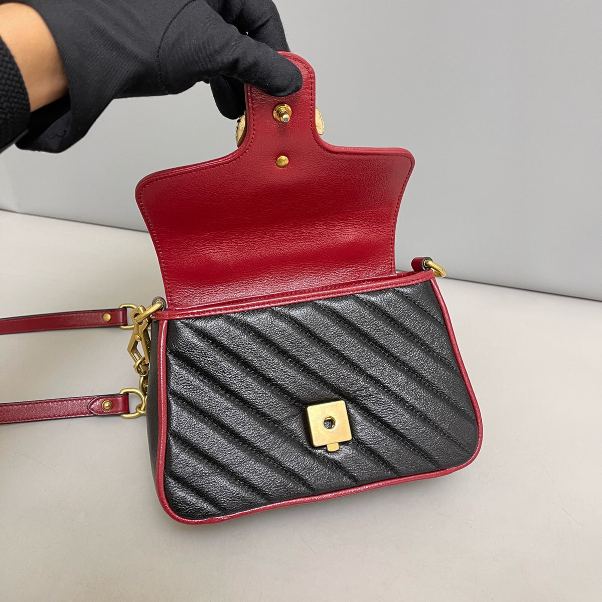 Gucci - Marmont Mini - Leather - Multicolour - (mini)