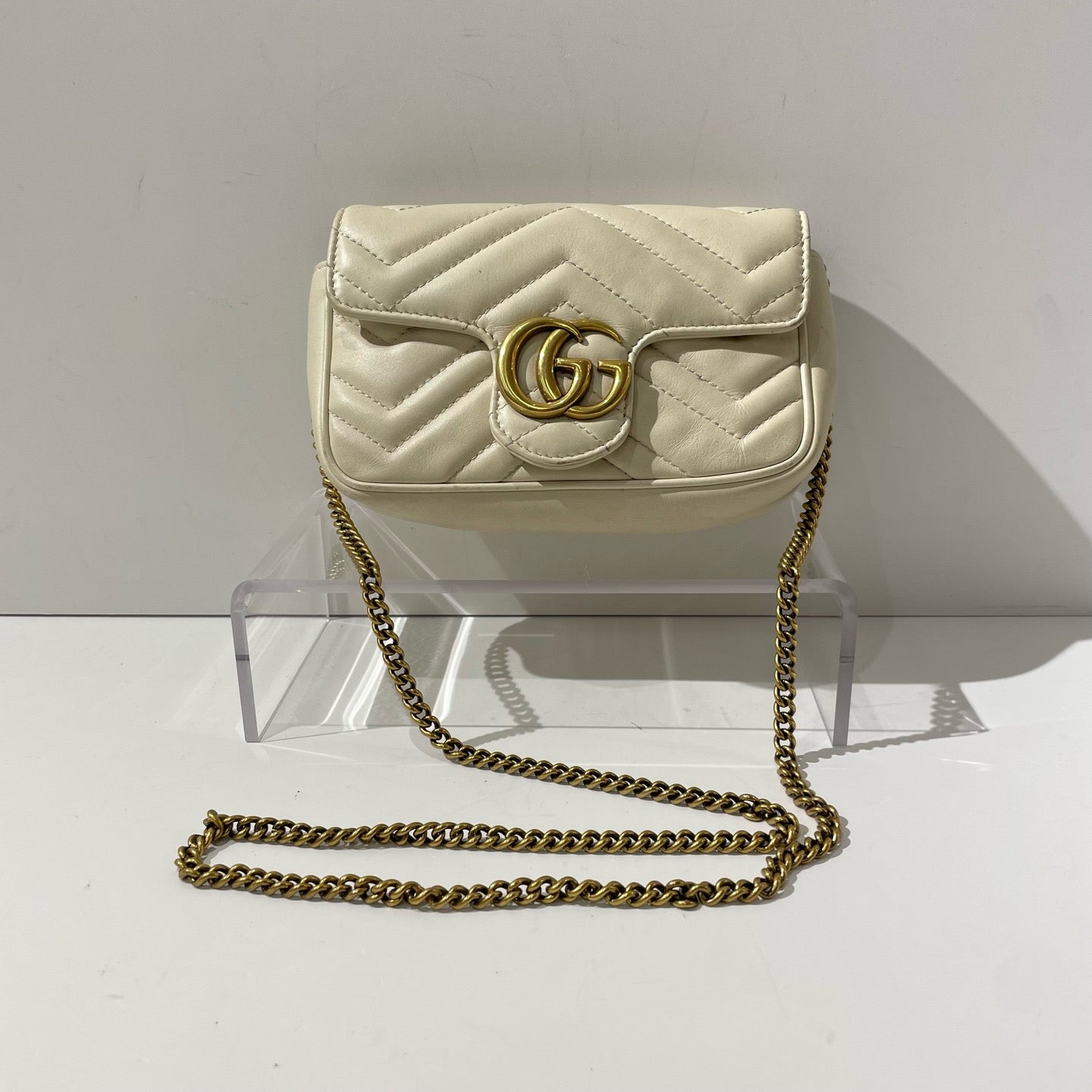 Gucci - Marmont Mini - Leather - White - (mini)