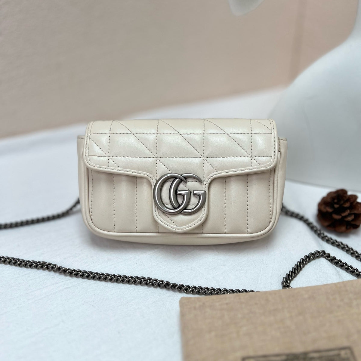 Gucci - Marmont Mini - Leather - White - (mini)