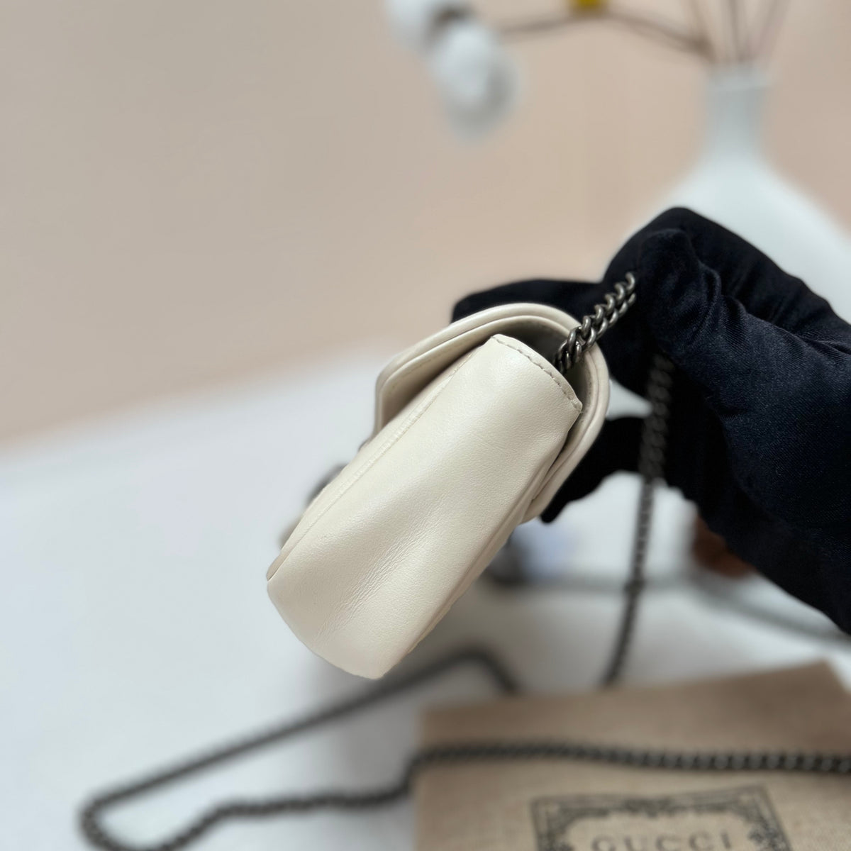 Gucci - Marmont Mini - Leather - White - (mini)