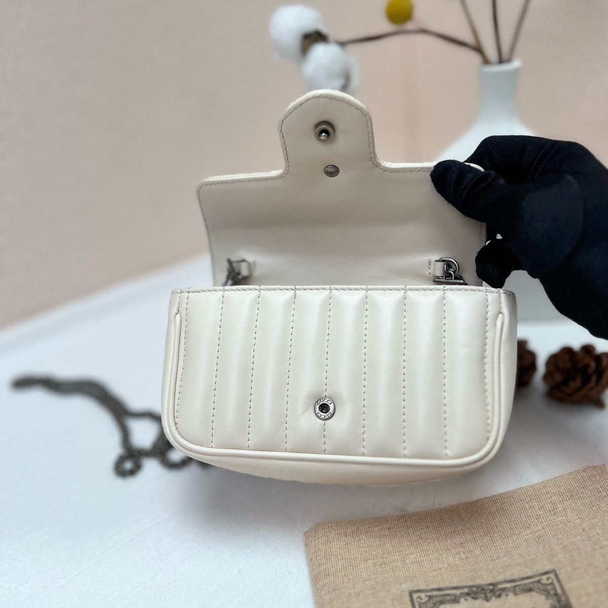 Gucci - Marmont Mini - Leather - White - (mini)