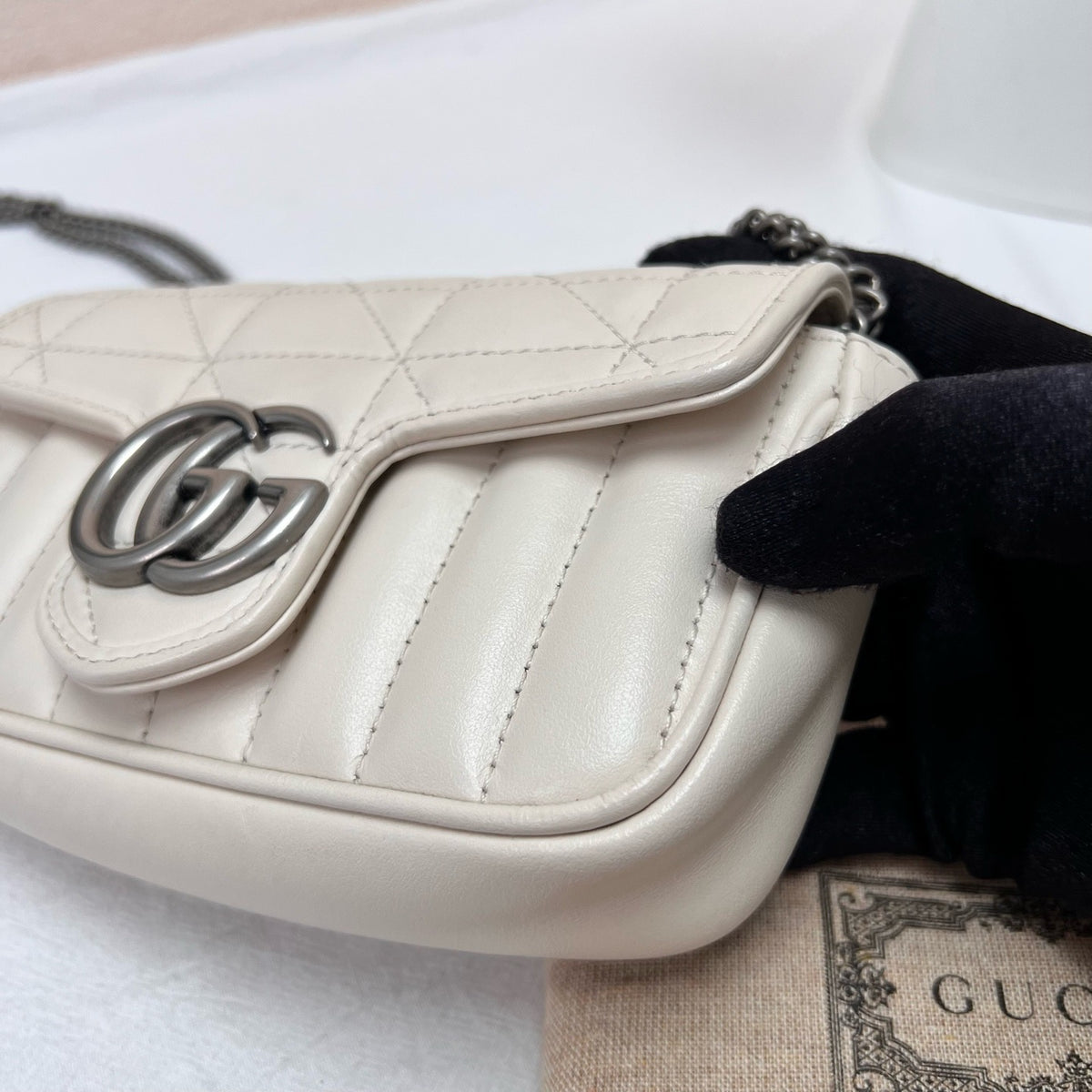 Gucci - Marmont Mini - Leather - White - (mini)