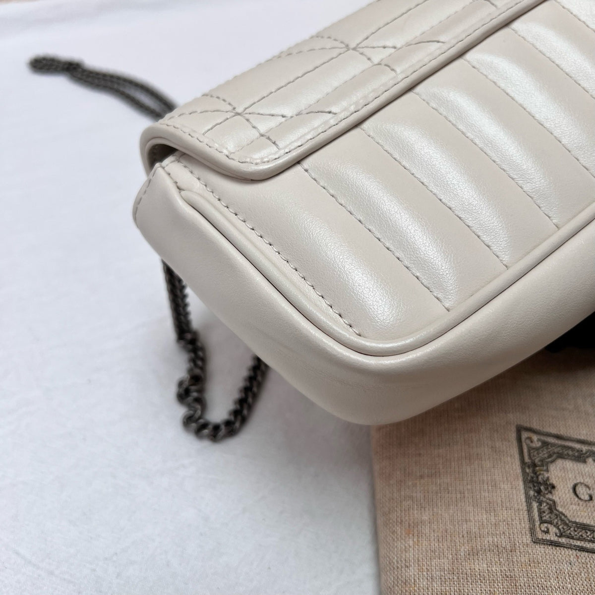 Gucci - Marmont Mini - Leather - White - (mini)