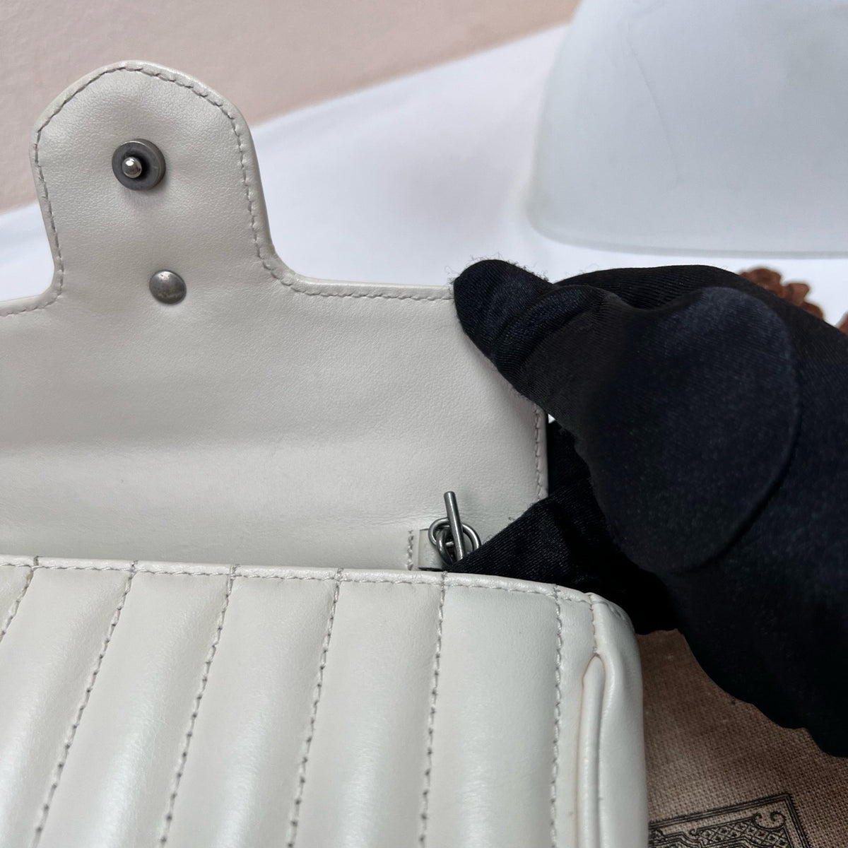 Gucci - Marmont Mini - Leather - White - (mini)