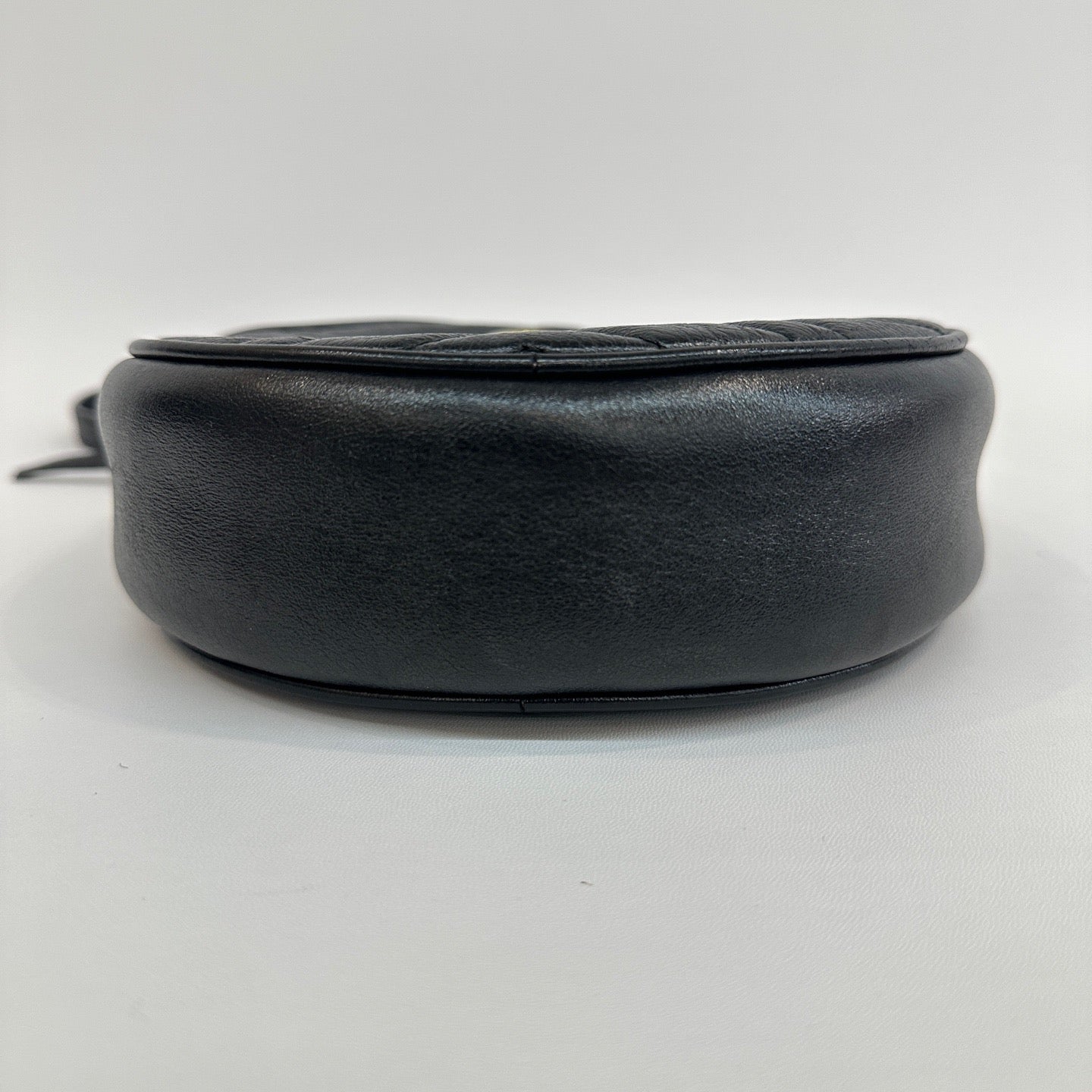 Gucci - Marmont Mini Round Shoulder Bag - Leather - Black - (mini)