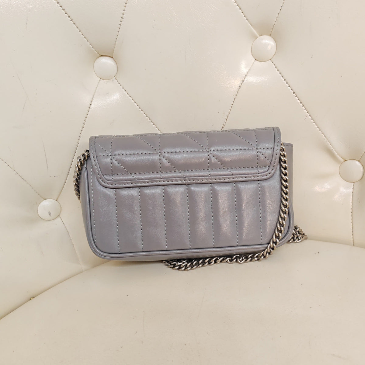 Gucci - Marmont Nano - Leather - Grey - (mini)