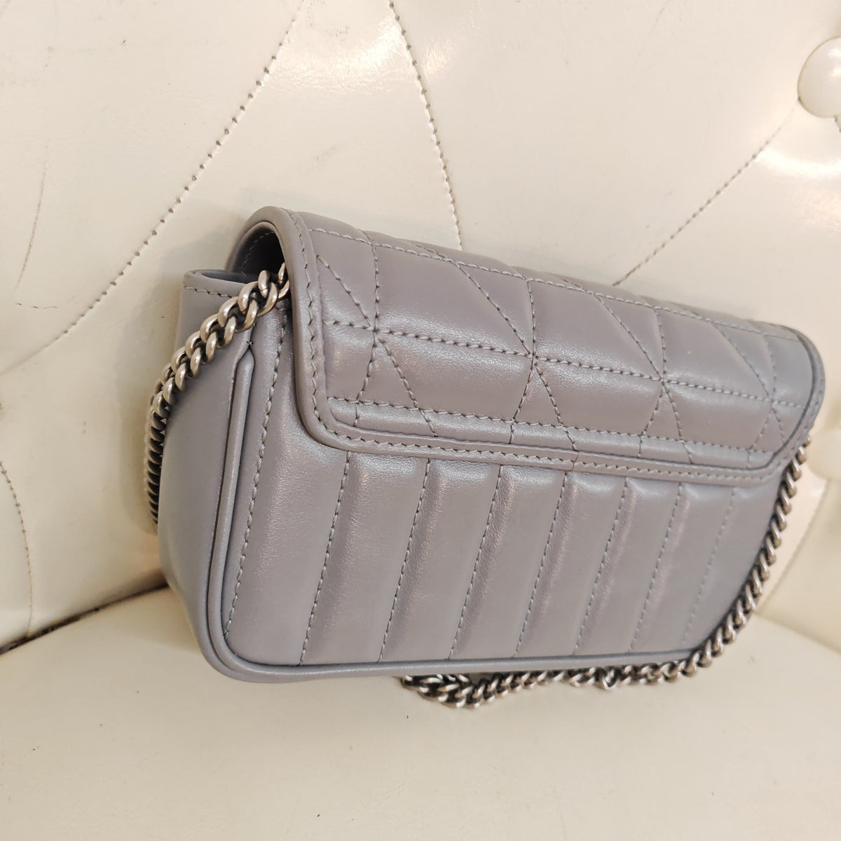 Gucci - Marmont Nano - Leather - Grey - (mini)