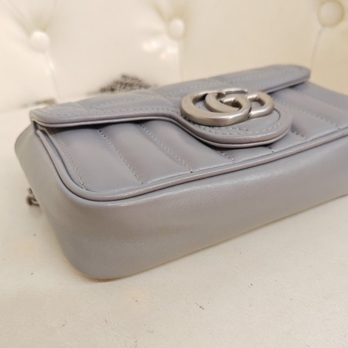Gucci - Marmont Nano - Leather - Grey - (mini)