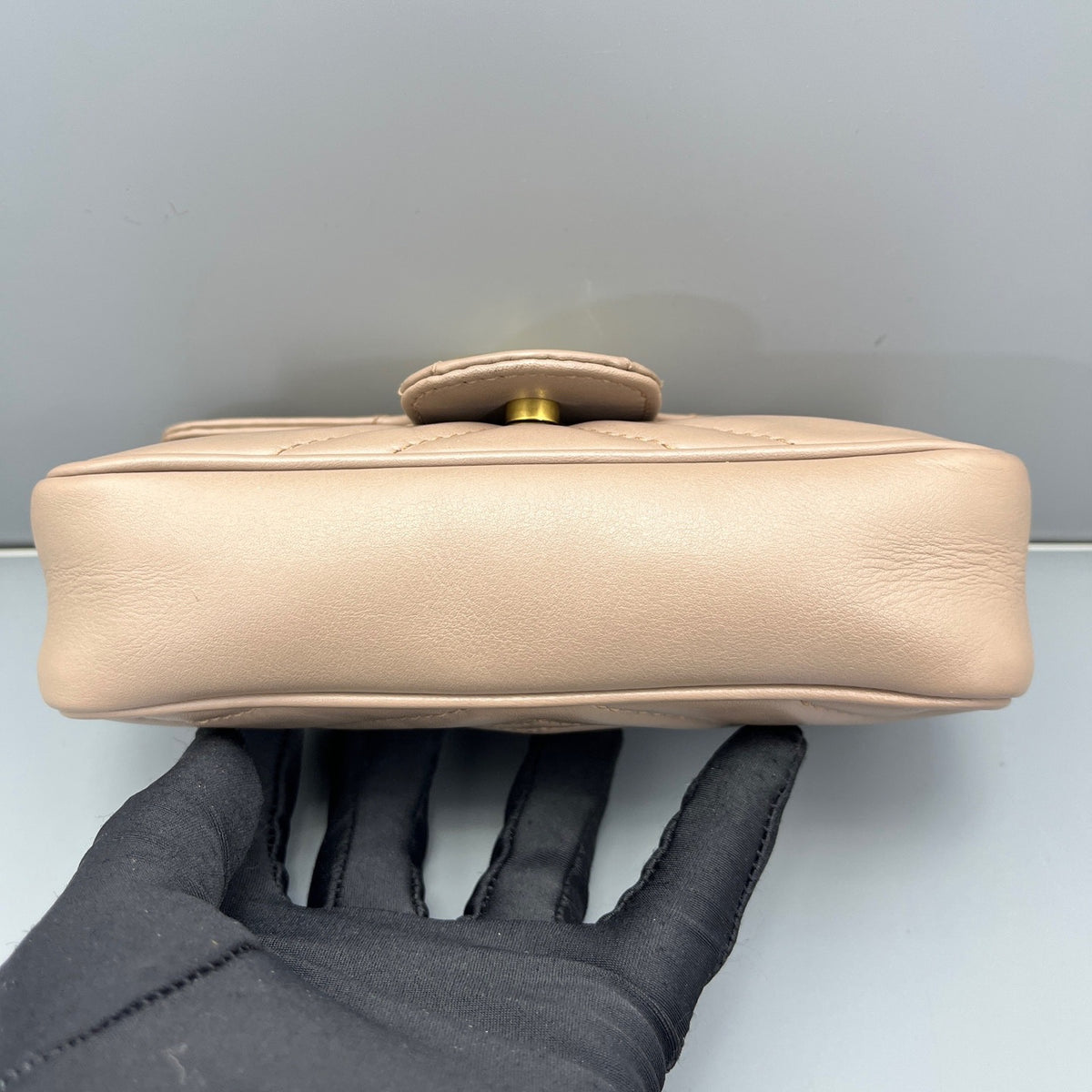 Gucci - Marmont Super Mini - Leather - Beige - (mini)