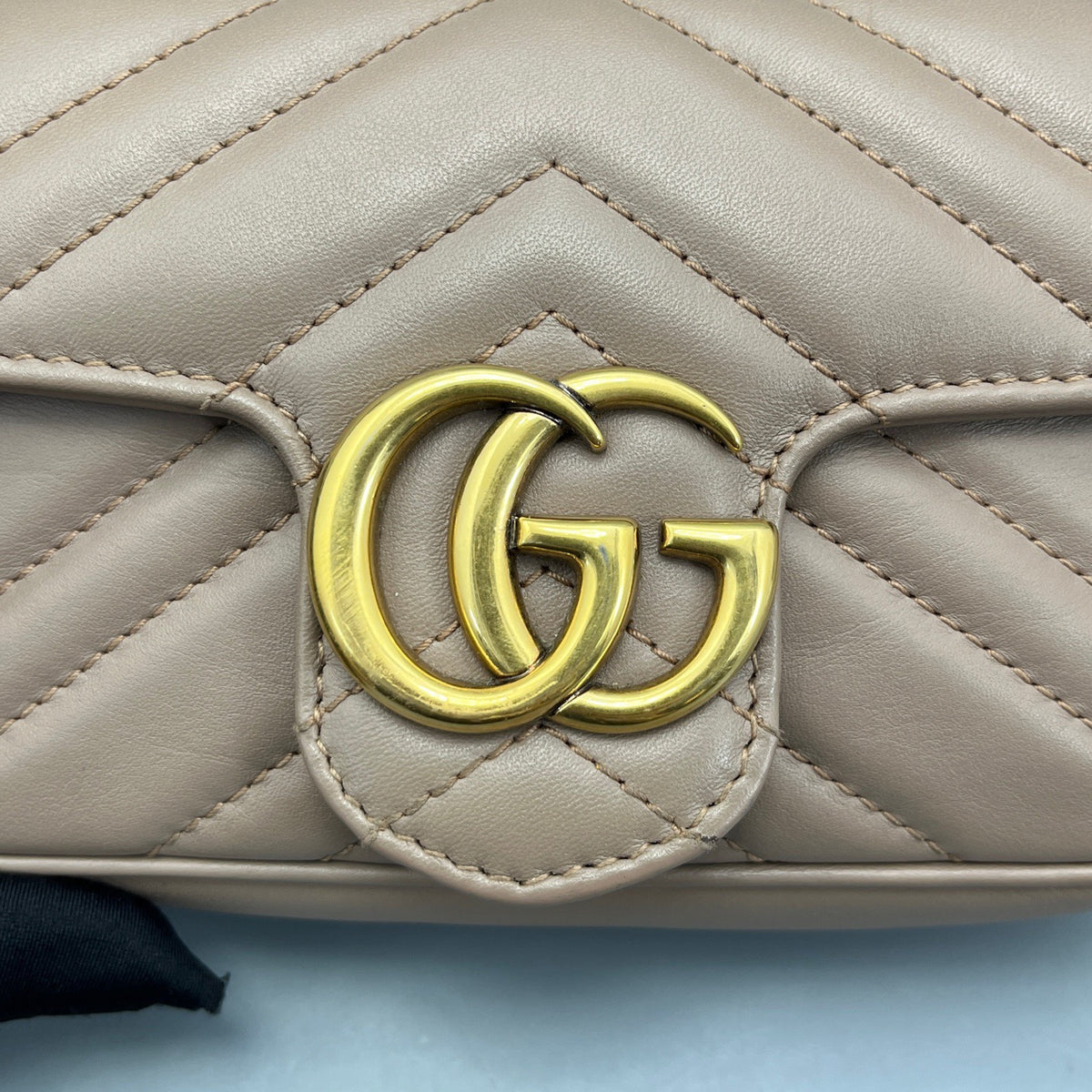 Gucci - Marmont Super Mini - Leather - Beige - (mini)