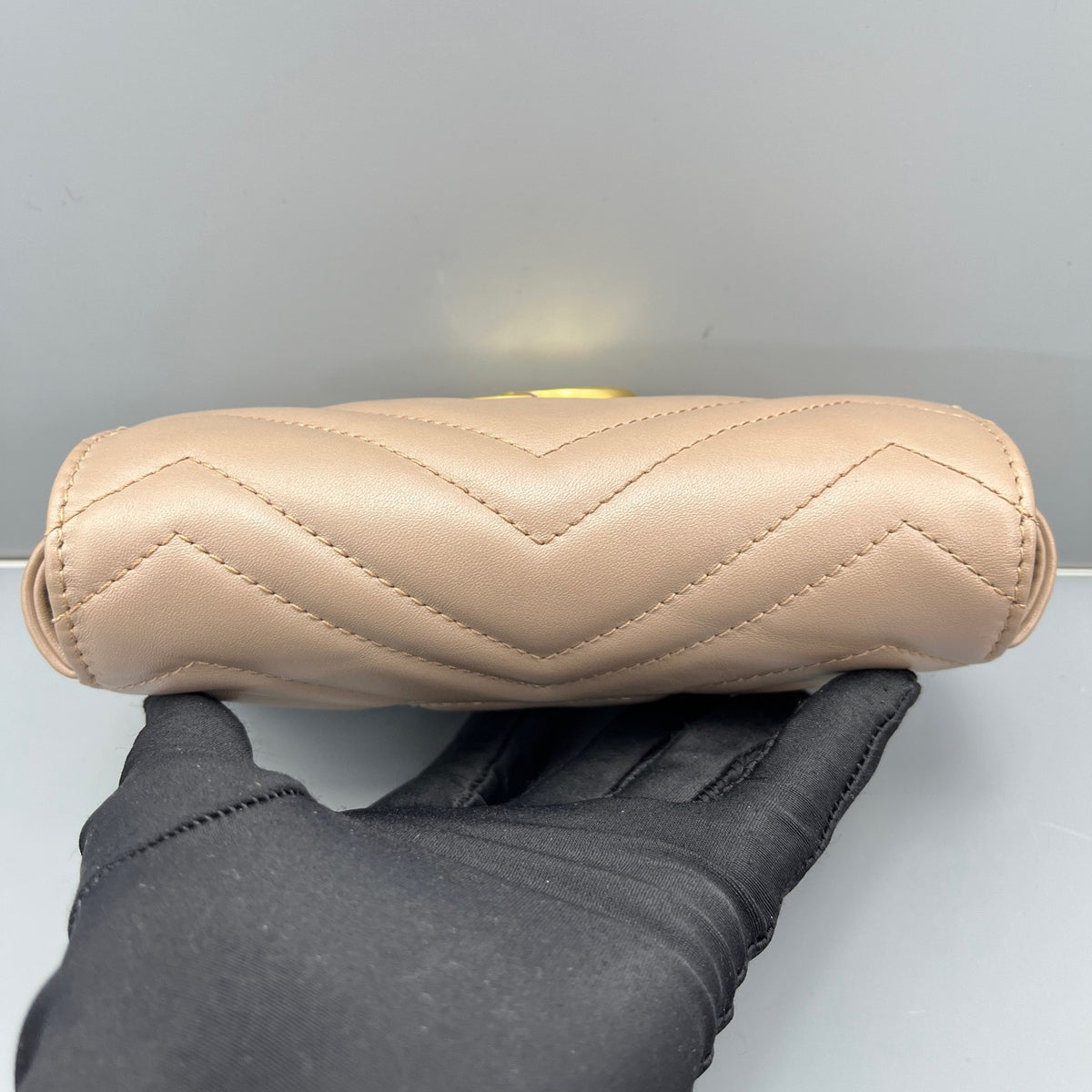 Gucci - Marmont Super Mini - Leather - Beige - (mini)