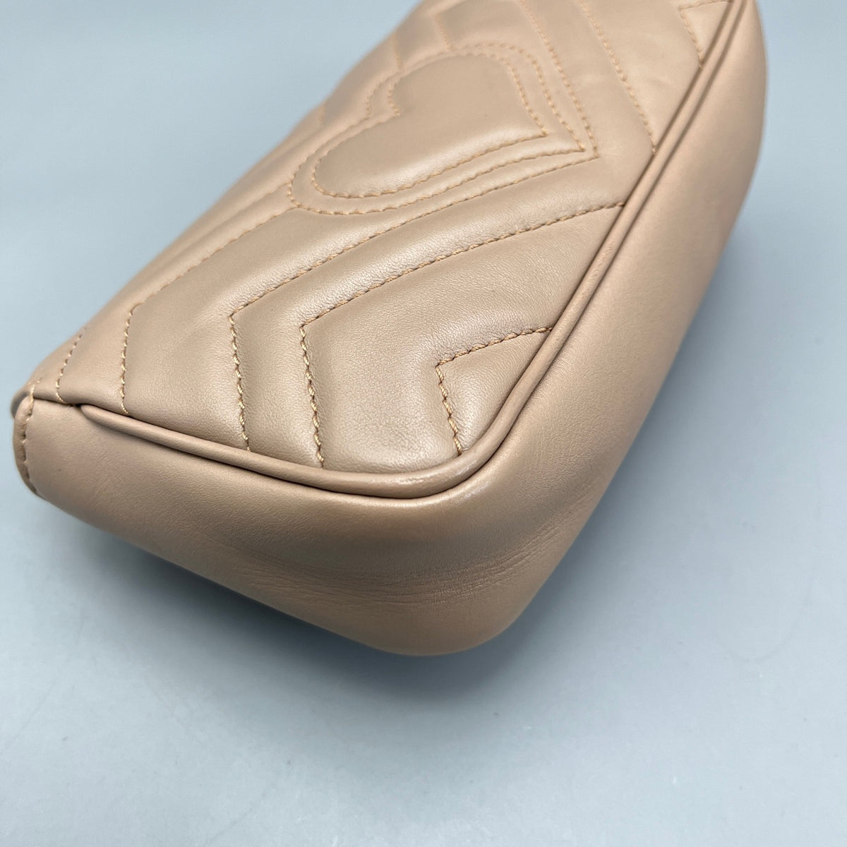 Gucci - Marmont Super Mini - Leather - Beige - (mini)