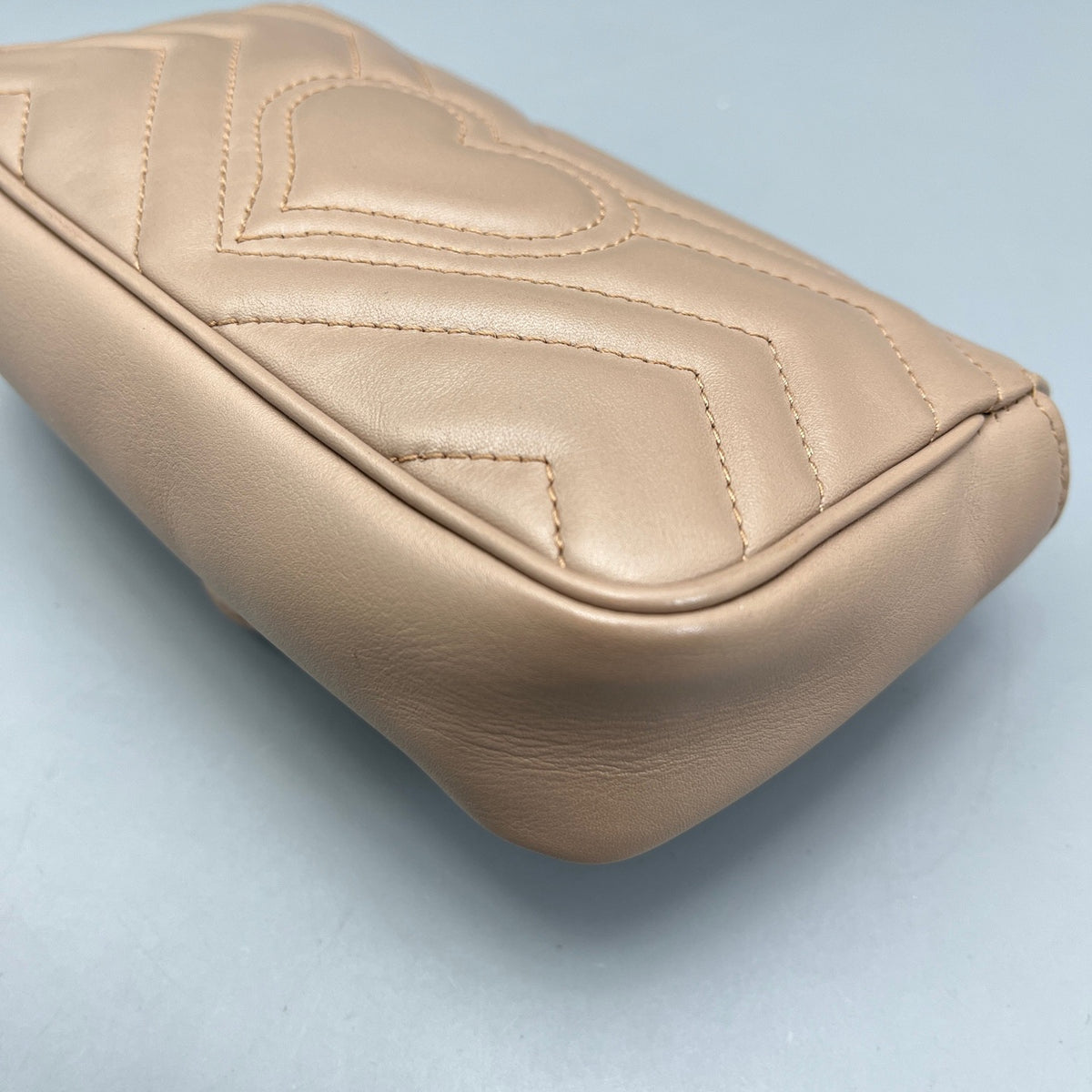 Gucci - Marmont Super Mini - Leather - Beige - (mini)