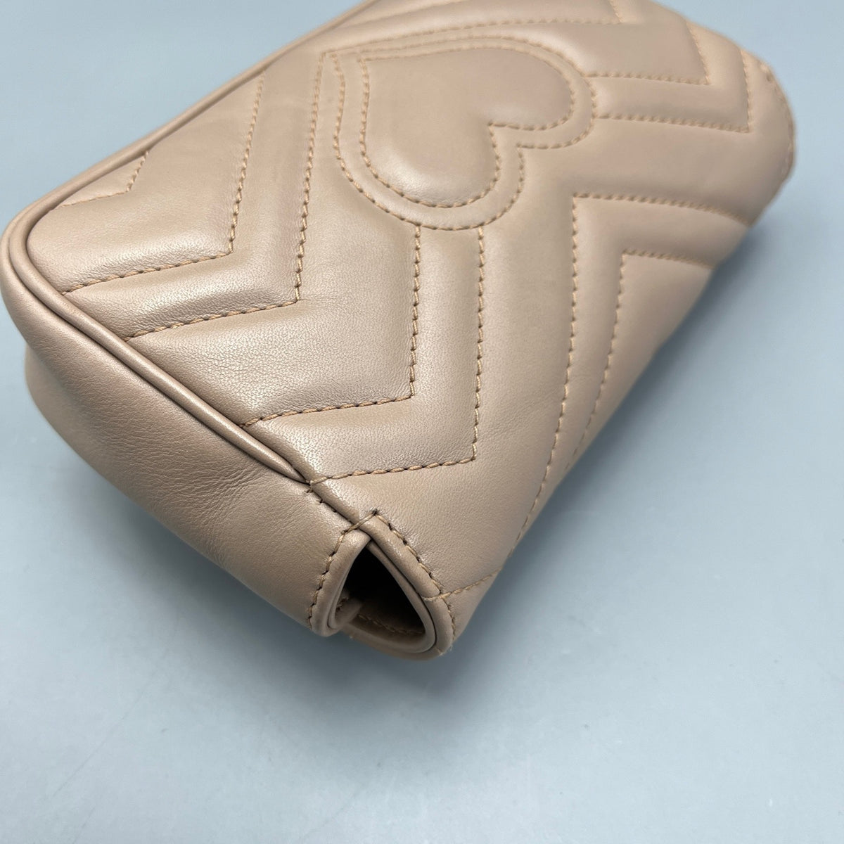 Gucci - Marmont Super Mini - Leather - Beige - (mini)