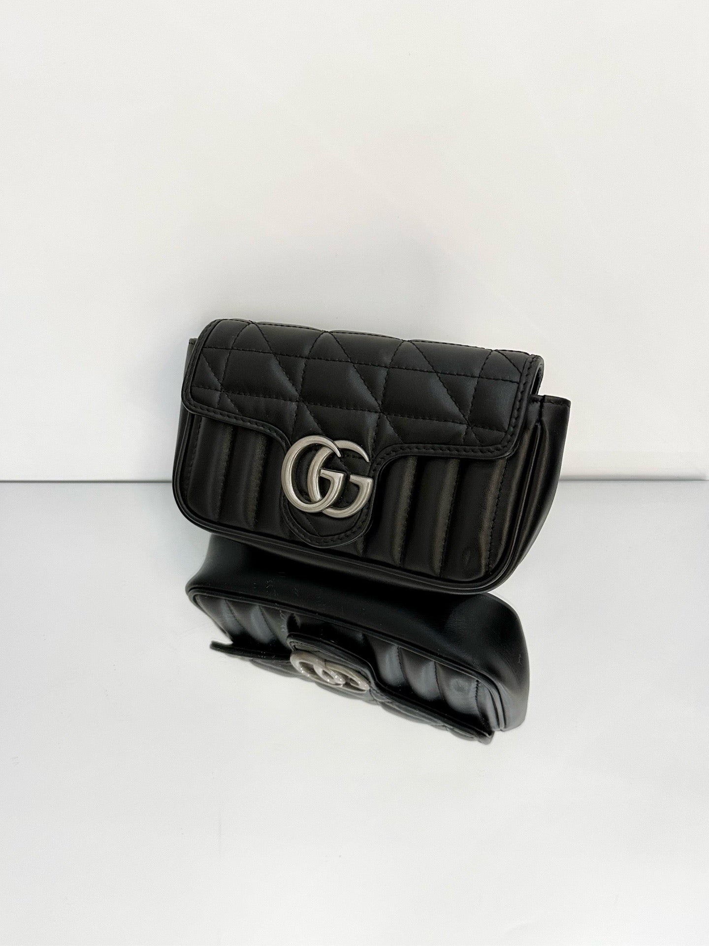 Gucci - Marmont Super Mini - Leather - Black - (mini)