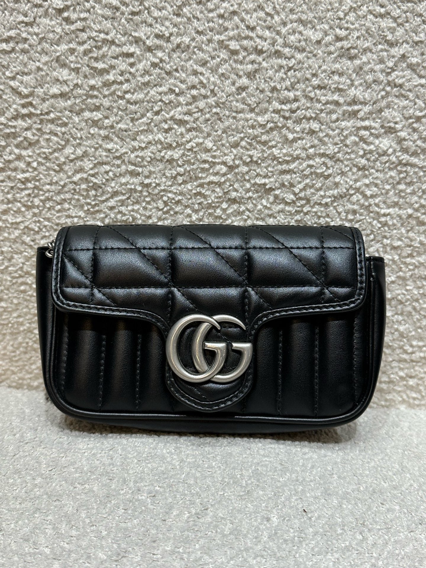 Gucci - Marmont Super Mini - Leather - Black - (mini)
