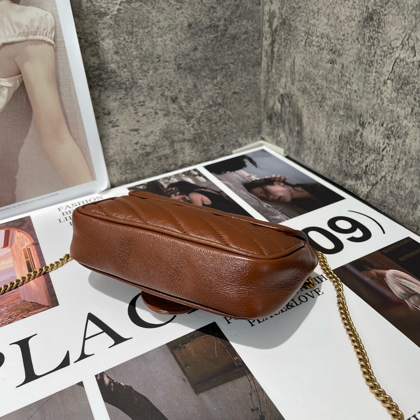 Gucci - Marmont Super Mini - Leather - Camel - (mini)