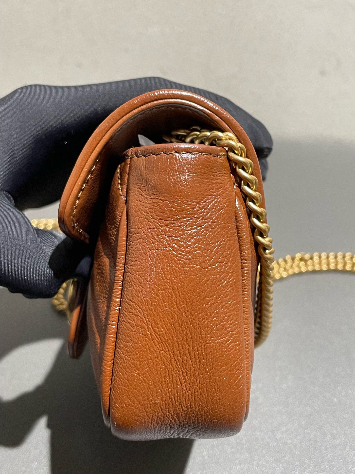 Gucci - Marmont Super Mini - Leather - Camel - (mini)