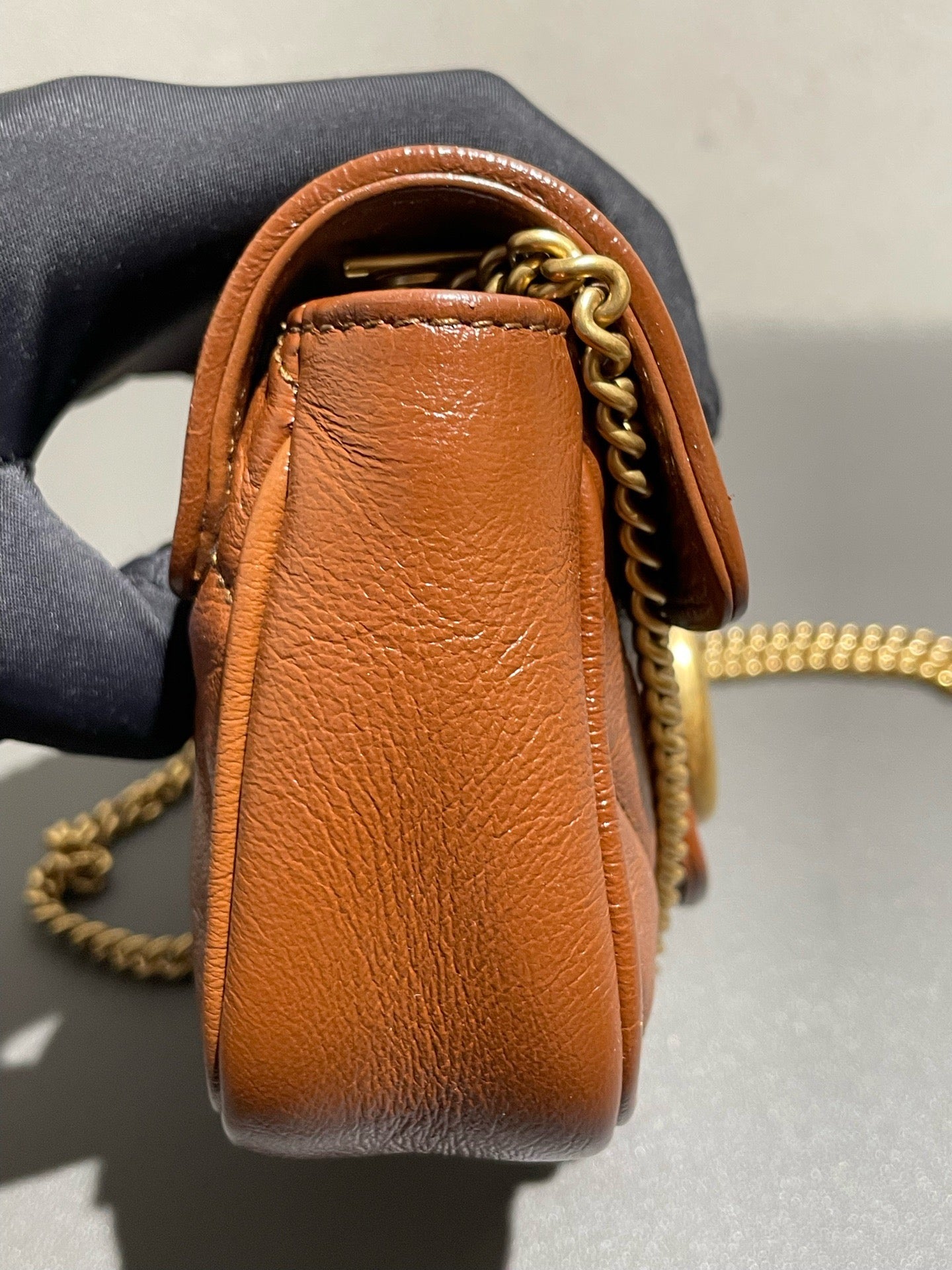 Gucci - Marmont Super Mini - Leather - Camel - (mini)