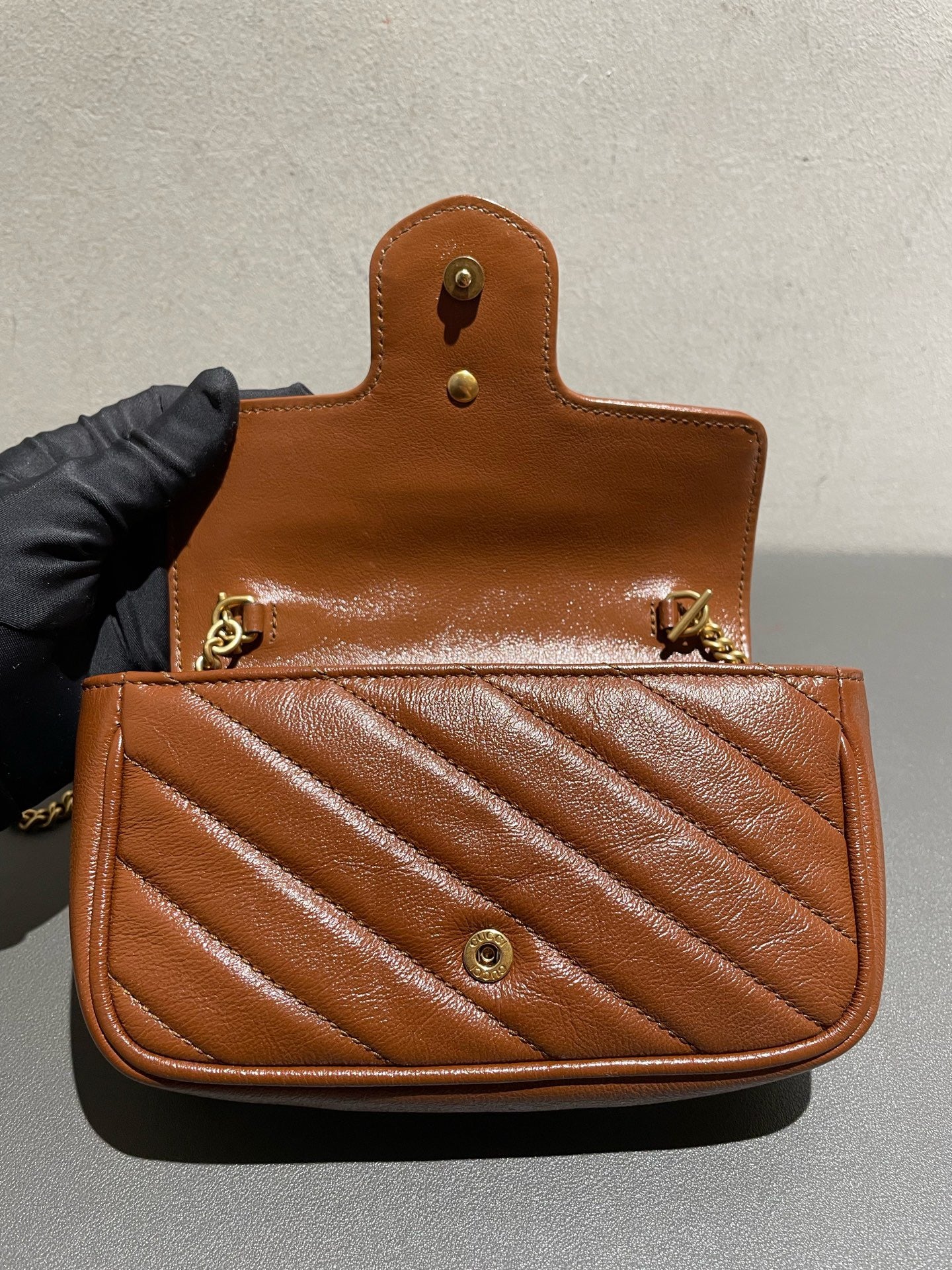 Gucci - Marmont Super Mini - Leather - Camel - (mini)