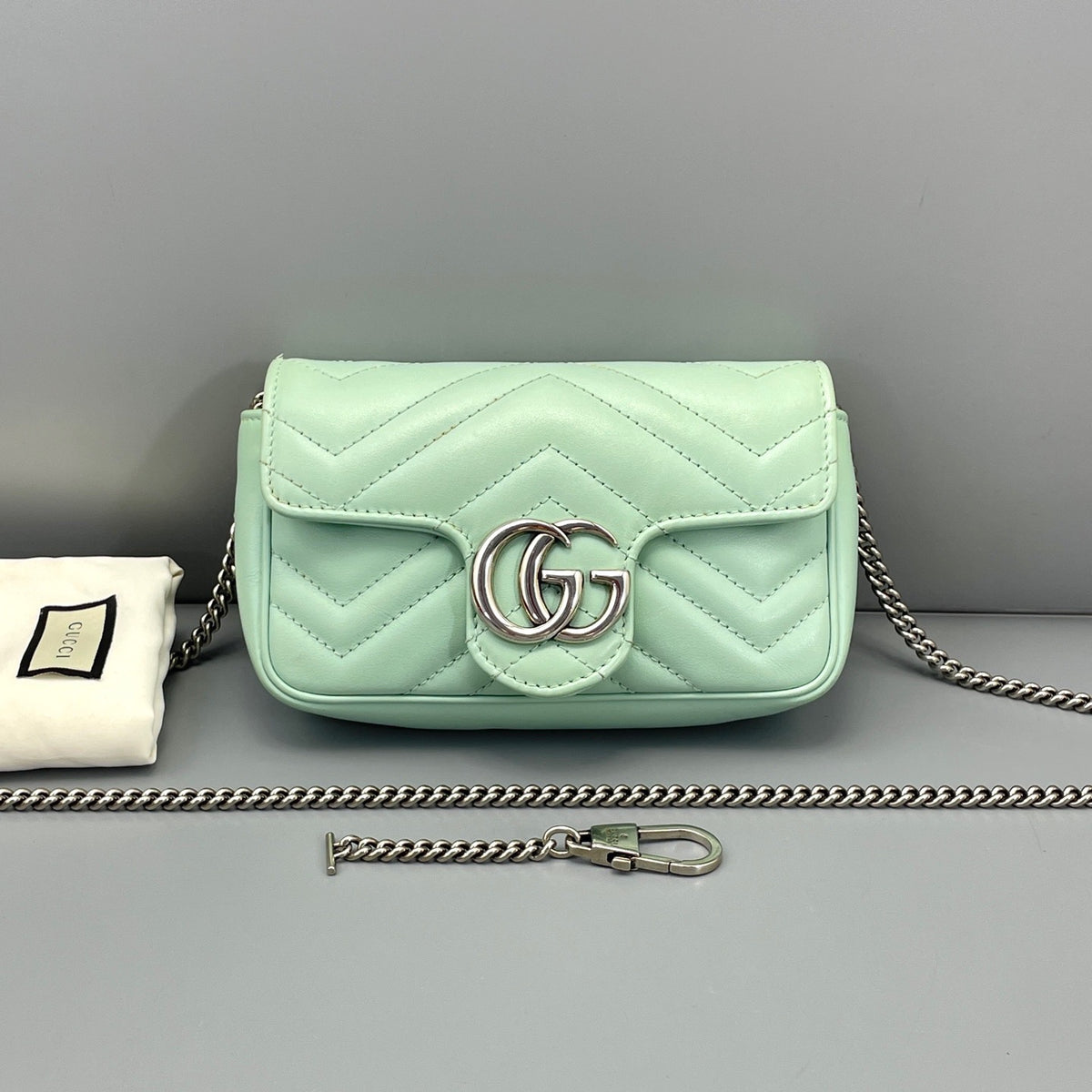 Gucci - Marmont Super Mini - Leather - Green - (mini)