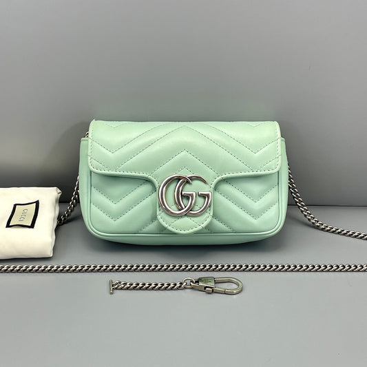 Gucci - Marmont Super Mini - Leather - Green - (mini)
