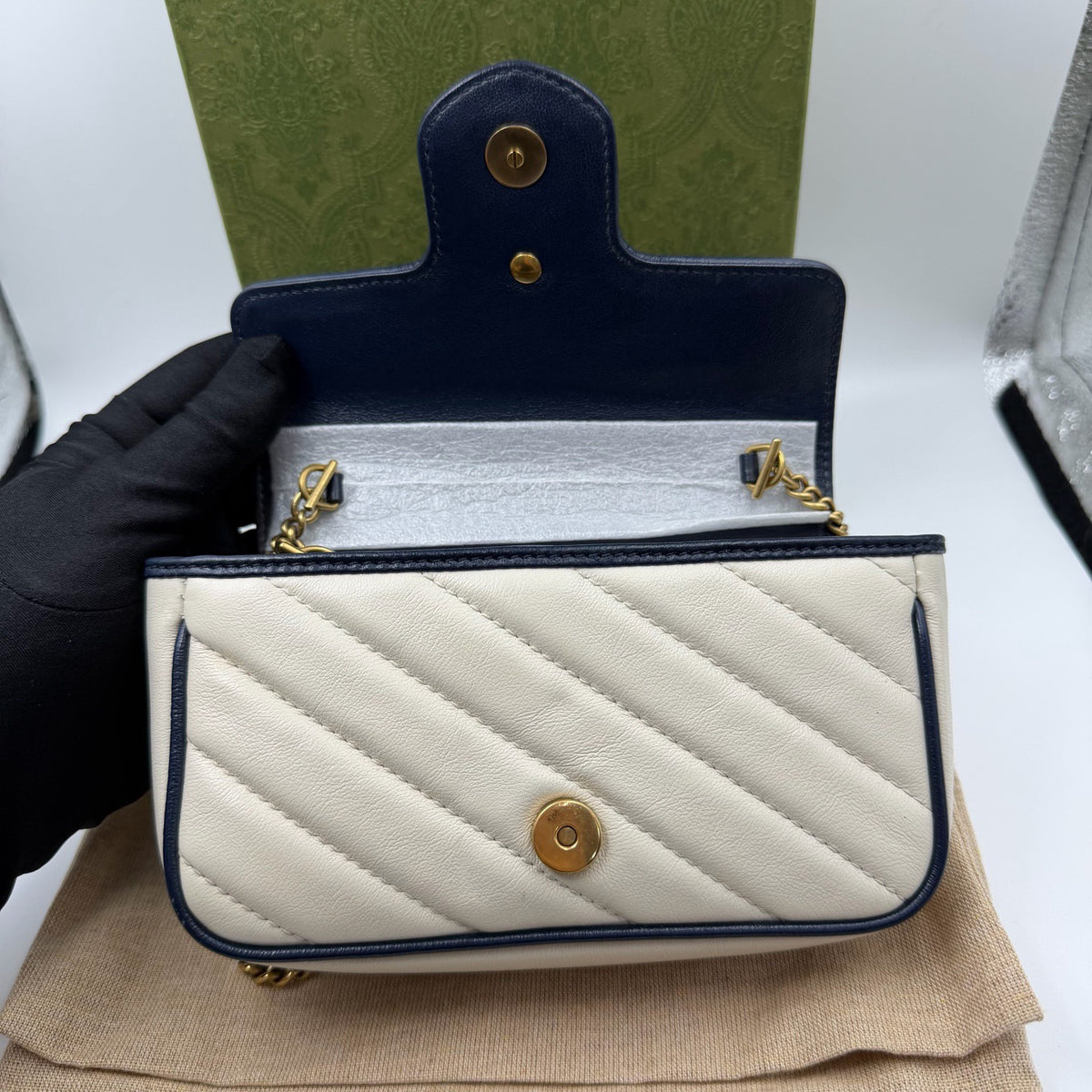 Gucci - Marmont Super Mini - Leather - Multicolour - (mini)