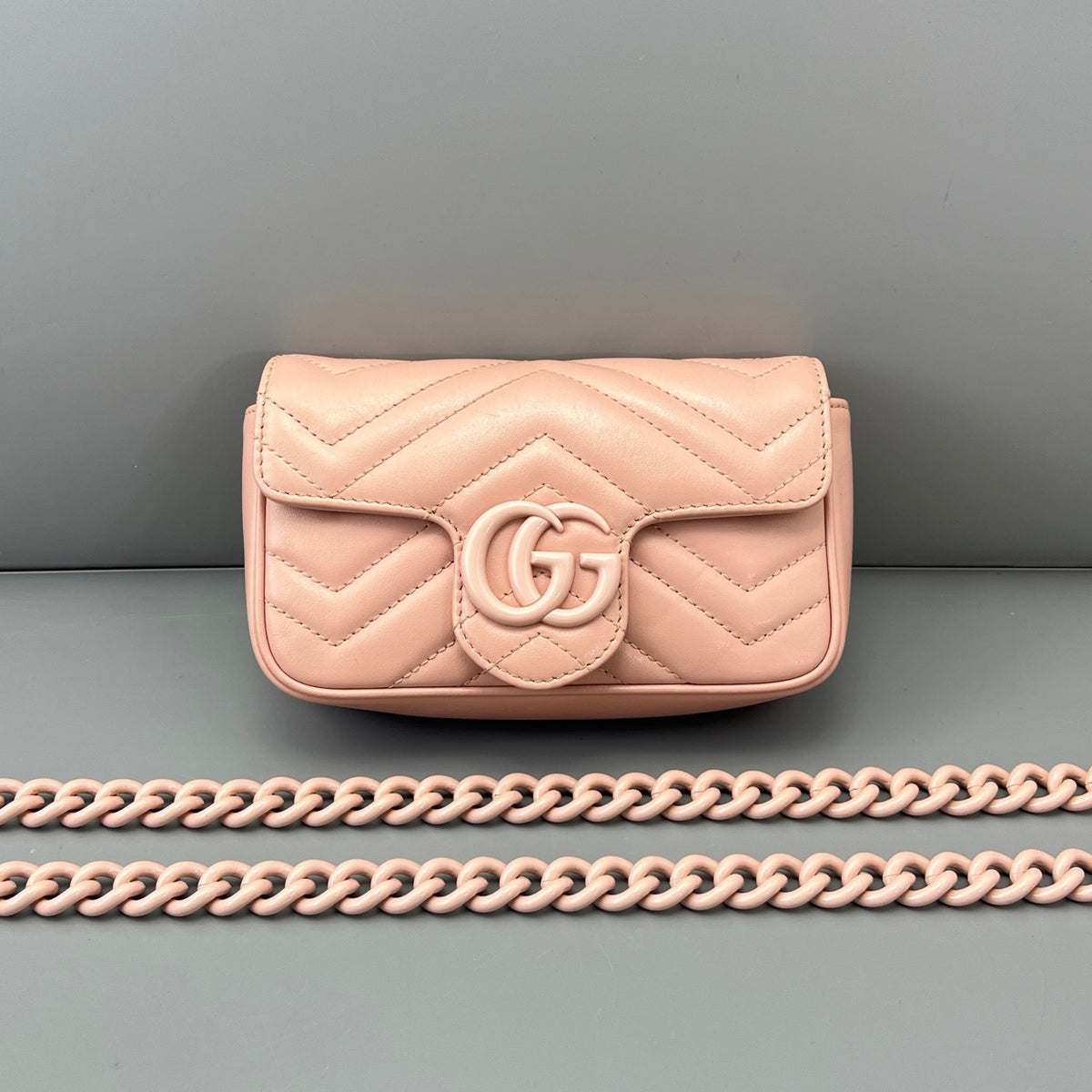 Gucci - Marmont Super Mini - Leather - Pink - (mini)