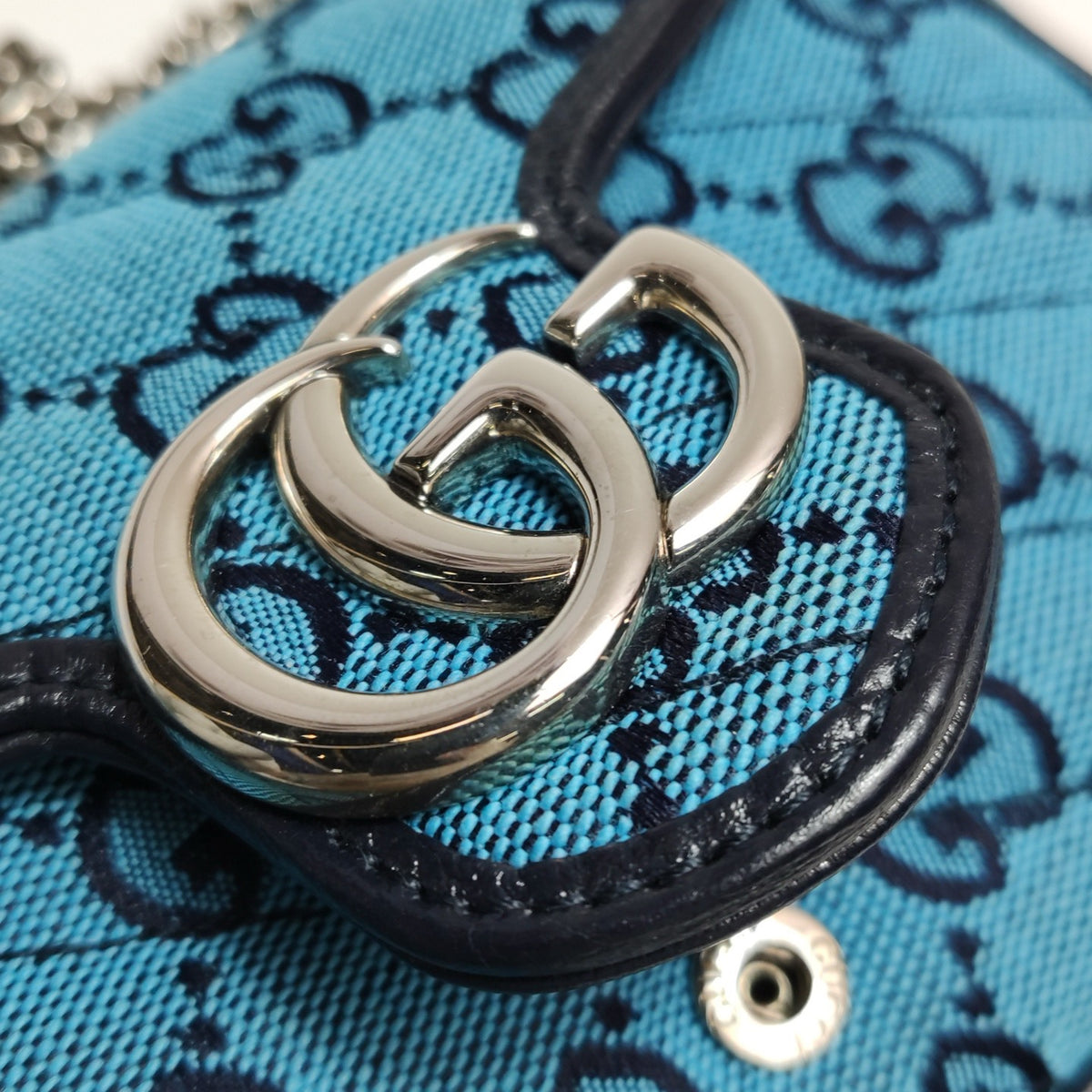 Gucci - Marmont Supermini - Cloth - Blue - (mini)