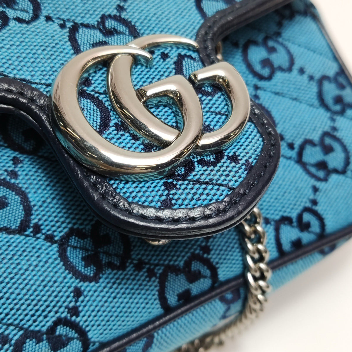 Gucci - Marmont Supermini - Cloth - Blue - (mini)
