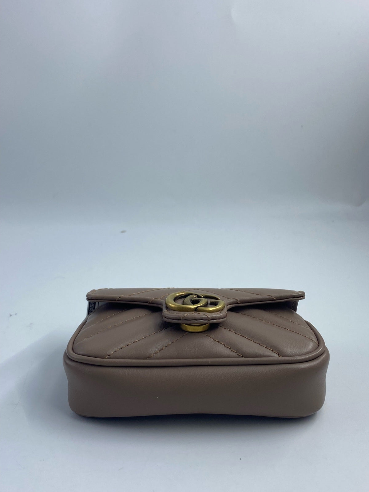 Gucci - Marmont Supermini - Leather - Brown - (mini)