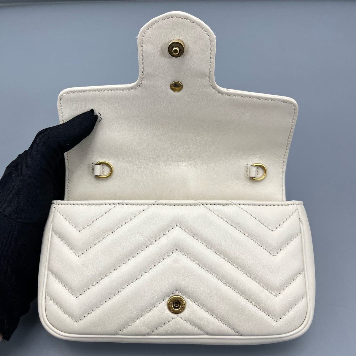 Gucci - Marmont Ultra Mini - Leather - White - (mini)