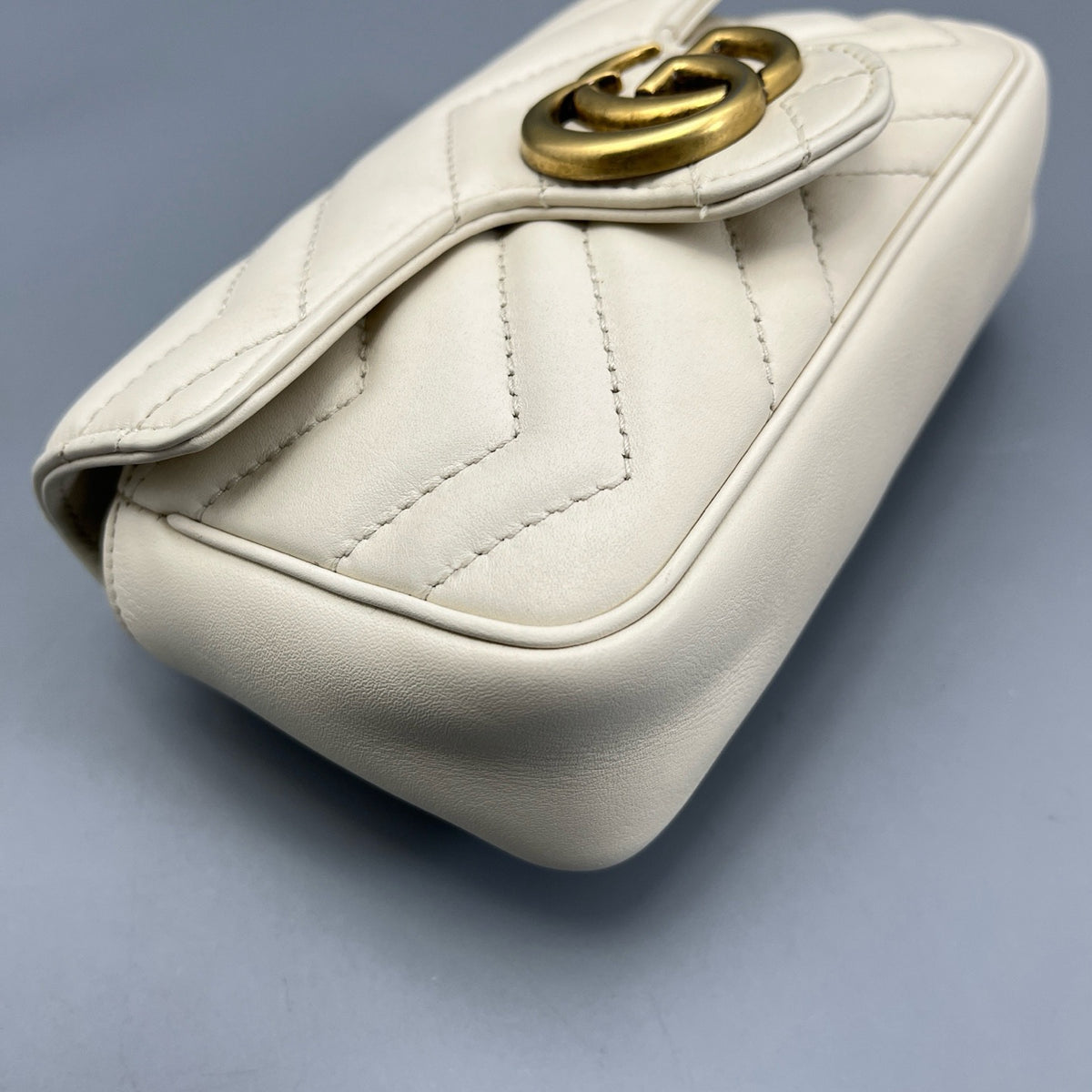 Gucci - Marmont Ultra Mini - Leather - White - (mini)