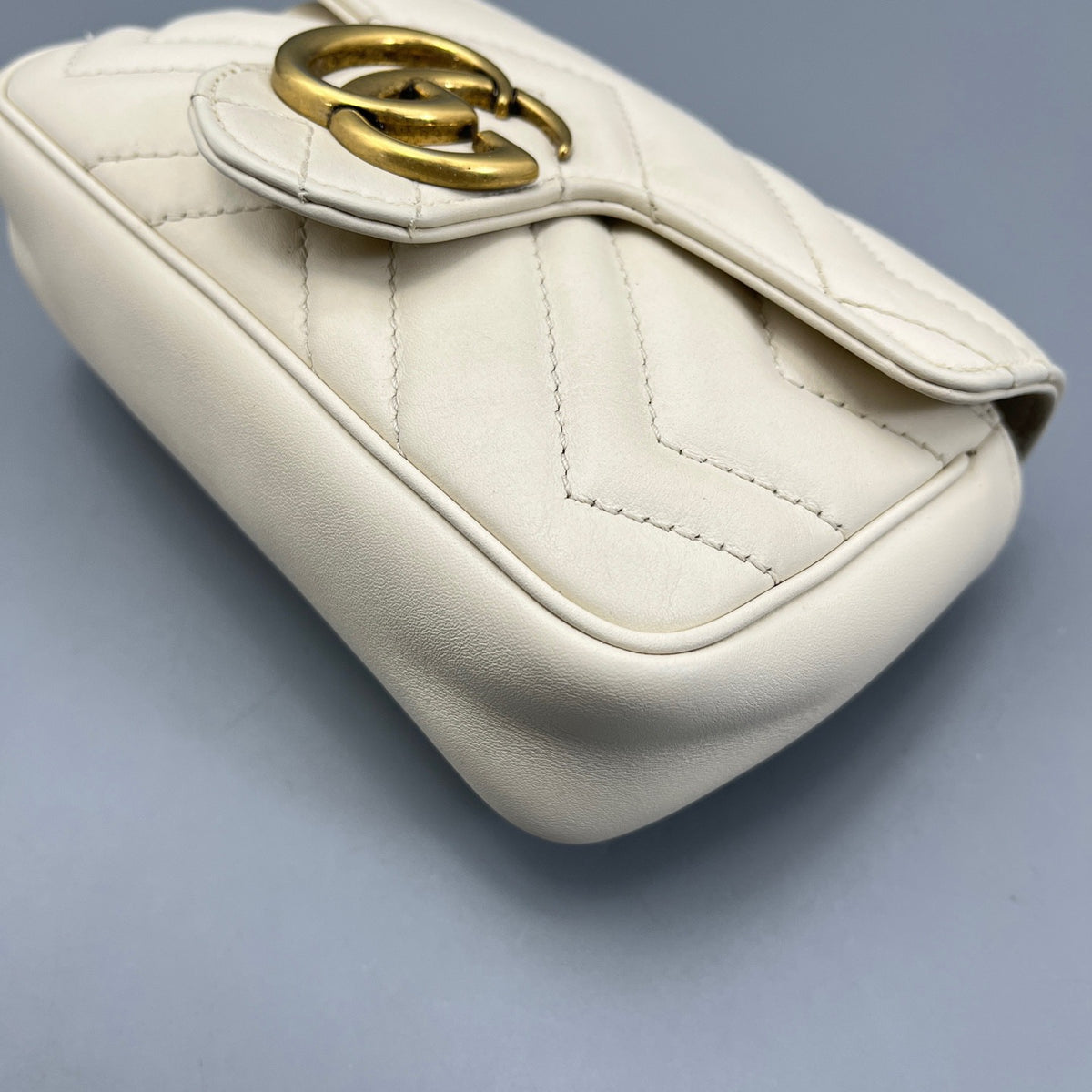 Gucci - Marmont Ultra Mini - Leather - White - (mini)