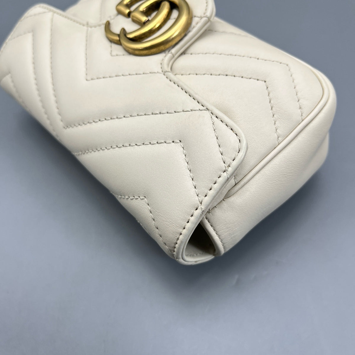 Gucci - Marmont Ultra Mini - Leather - White - (mini)
