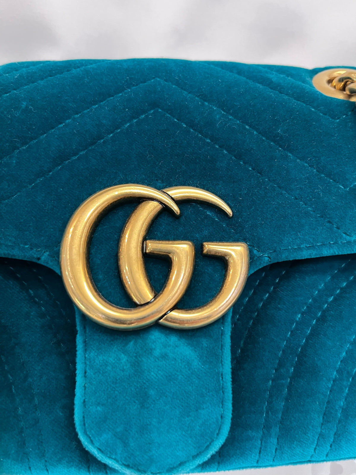 Gucci - Marmont - Velvet - Blue