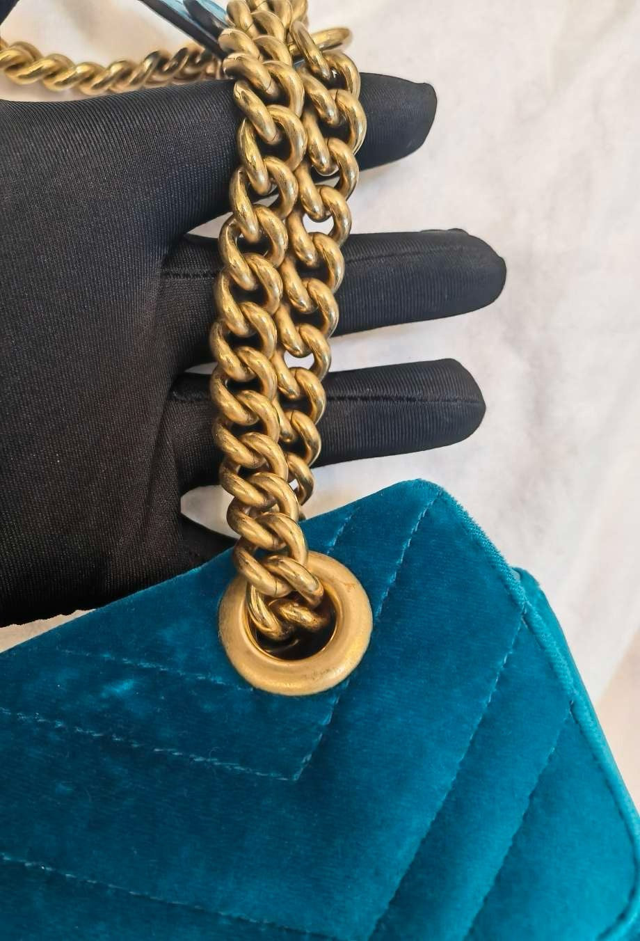 Gucci - Marmont - Velvet - Blue